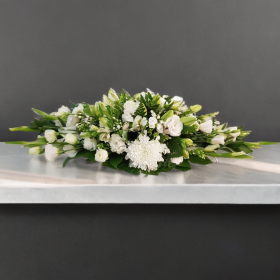 סידור פרחים לבן אלגנט